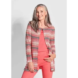 GOLDNER Langarm Spitzenjacke aus Jersey Koralle 19