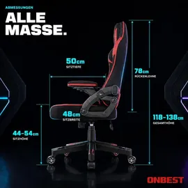 onbest Gaming Stuhl Rot
