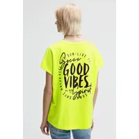 Soccx Oversized Shirt Electric Lemon M