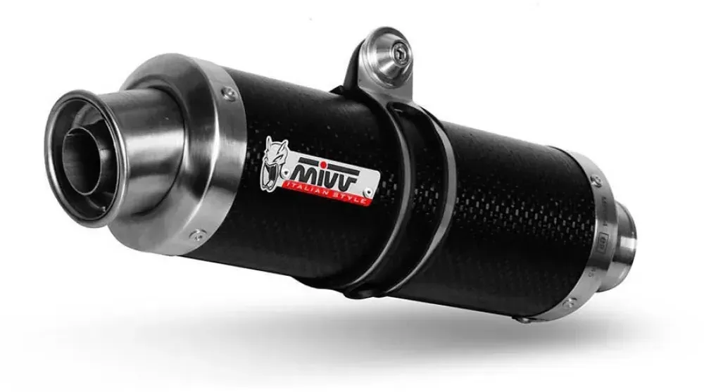 Mivv Gp Ducati Monster S2r 800 2005-07/s2r 1000 2006-07/s4r 2003-05 D.011.l2s Homologierter Slip On Schalldämpfer - Carbon - Homologated