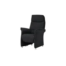 Polstermöbel Oelsa TV-Sessel Madrid Flachgewebe 80 x 110 x 0 cm Schwarz elektrisch