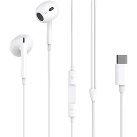 XO Kabelgebundene In-Ear-Kopfhörer 1,2m in Weiß mit USB-C Anschluss