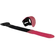 VELCRO® Klettband zum Bündeln Haft- und Flauschteil (L x B) 360 mm x 25mm Schwarz, Rot 10St.