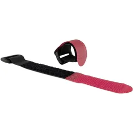 VELCRO® Klettband zum Bündeln Haft- und Flauschteil (L x B) 360 mm x 25mm Schwarz, Rot 10St.
