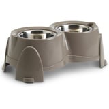 Savic Ergo Feeder Hundebar - 2 x 850 ml, Ø 15,5 cm, H 18,5 cm