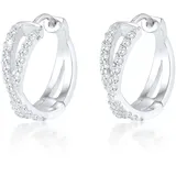 ELLI PREMIUM Creolen Twisted Silber 925 Sterling Silber 2013796 onesize