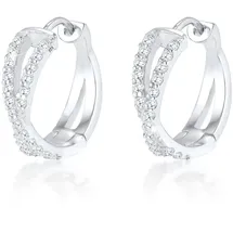 ELLI PREMIUM Creolen Twisted Silber 925 Sterling Silber 2013796 onesize