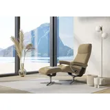 Stressless Stressless® Relaxsessel »View«, mit Cross Base, Größe S, M & L, Holzakzent Schwarz, beige