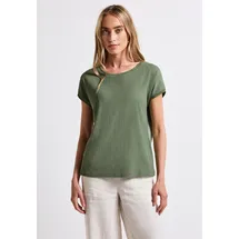 STREET ONE Strukturmix-Shirt Grün 34