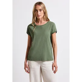 STREET ONE Strukturmix-Shirt Grün 34