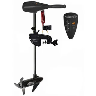 Miganeo Elektromotor TRS 40 408 W 12 V Bootsmotor für Schlauchboote