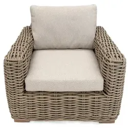 BELLAVISTA Loungeset »Luxus«, 5 Sitzplätze, Aluminium, inkl. Auflagen - braun