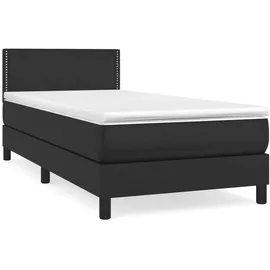 vidaXL Boxspringbett 100 x 200 cm Schwarz