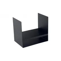 feueranker® Brennholzregal Edelstahl verschiedene Größen Schwarz