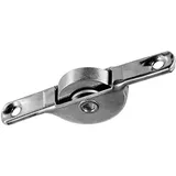 Laufrolle Nylon Stahl Gleitrolle Möbelrolle Lagerrolle Schiebetür Laufschiene (76mm flach Stahl)