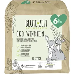 Blüte-Zeit Öko-Windeln Größe 6 XL 13+KG 22ST