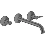 Hansgrohe AXOR One 3-Loch Wannenarmatur Brushed Black Chrome