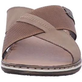 Rieker Pantolette Leder gekreuzte Riemen 21088,