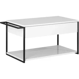 Fackelmann Waschtisch-Unterschrank New York 87,2 x 44,1 x 47,5 cm Weiß