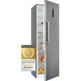 Exquisit KS360-V-HE-040E Kühlschrank (359 l, 1850 mm hoch, Inoxlook)
