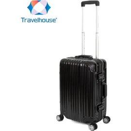 TRAVELHOUSE London Koffer-Set 3-tlg. schwarz