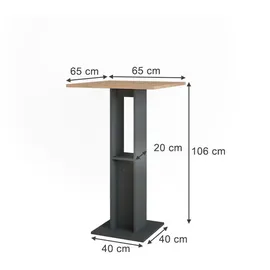 Vicco Bartisch Repose 65 x 106 x 65 cm Braun