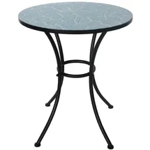 Hti-Living Celia Blätter Essgruppe 1 Tisch 2 Stühle 0 x 0 x 0 cm blau