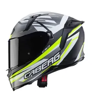 Caberg Avalon X Kira Integralhelm - Matt Grau/Weiß/Neon-Gelb - XXL