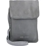 Jack kinsky, Damen, Portemonnaie, Nassau Handytasche RFID Leder 9,5 cm, Grau