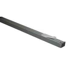 Gardinia Aluminium-Vorhangschienen Set 1-Lauf Lucy, verschiedene Farben, 160-230 cm