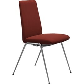 Stressless Polsterstuhl "Laurel" 57x92x59 cm Material, Stahl, rot (red dinamica, chrom glänzend) 4-Fuß-Stuhl Esszimmerstuhl Polsterstuhl Küchenstühle (83571213-0)