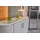 KAWOLA Sideboard 120 x 40 x 40 cm Grau