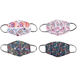 Hygienische Maske DKD Home Decor Bunt 4 Stück