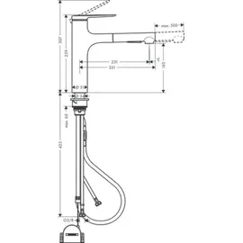 Hansgrohe Zesis M33 Einhebelmischer Edelstahl