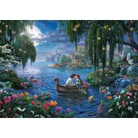Schmidt Spiele Schmidt 57370 - Thomas Kinkade, Disney, The Little Mermaid and Prince Eric, Puzzle 1000 Teile