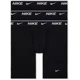 Nike Dri-FIT Essential Cotton Stretch Long Boxer Briefs black S 3er Pack