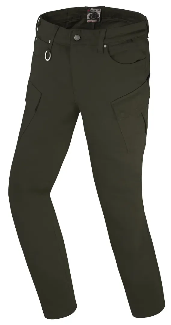 Bogotto Yagal Cargo Motorradjeans, grün, Größe 32 36 für Männer