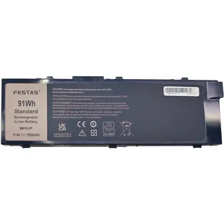 FESTAS MFKVP Laptop Ersatz Akku Für Dell Precision 15 7510 7520 Für Precision 17 7710 7720 Für Precision 7510 7520 7710 7720 Für Precision M7510 M7710 GR5D3 RDYCT TWCPG T05W1 11.4V 91Wh