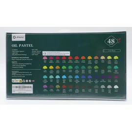 luxuskollektion Artecho Ölpastellkreide Set 48er lichtechte Farben Mischen