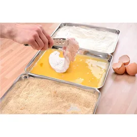 Gräwe Panierset 4-tlg., groß, Edelstahl