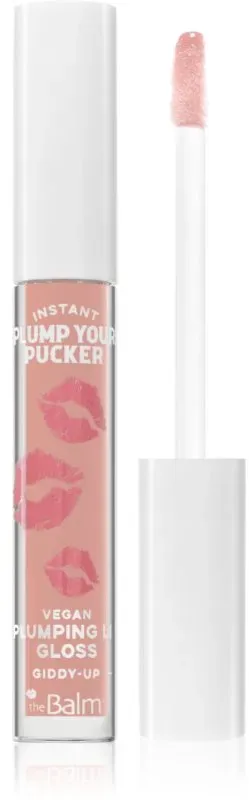 theBalm Plump Your Pucker Lip Gloss Lipgloss für mehr Volumen Farbton Giddy-Up 2.7 ml