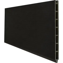 GROJA BPC-Zaun Einzelprofil 180 x 24 cm Steingrau