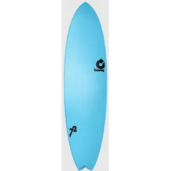 Torq Softboard Fish 7'2 Surfboard blue Gr. 7'2