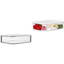 Mepal 2 Stück frühstückdose Modula 4800 ml - Weiß