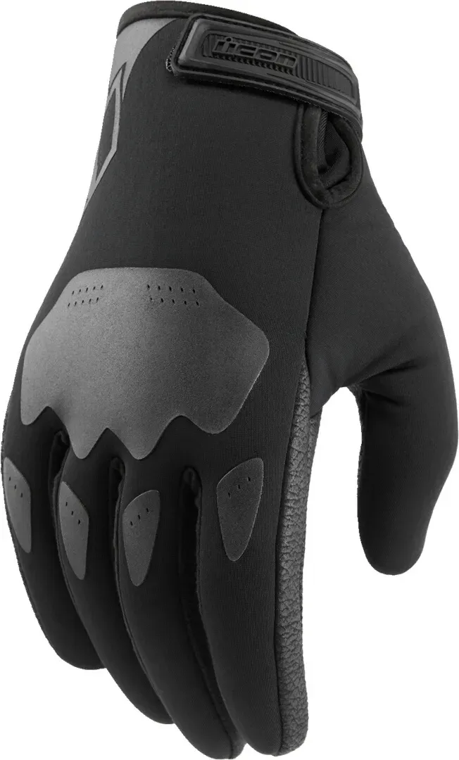 Icon Hooligan Insulated Motorfiets handschoenen, zwart, 3XL Voorman