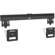 Maclean Brackets Maclean Ultra slim wall mount for TV Wandhalterung Schwarz