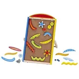 Goki 53830 Murmelbahn "Pinball" aus Holz/Kork/Metall