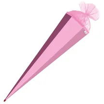 ROTH Basteltüte rosa 85 cm 6-eckig
