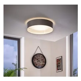EGLO Maserlo 1 flammig zylinderförmig grau/silber/weiß