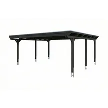 SKANHOLZ Doppelcarport 6,09 x 6,04 m anthrazit inkl. Pfostenanker